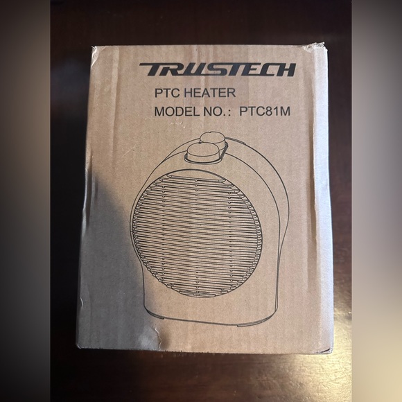Small Space Heater-TRUSTECH 1500W Portable Electric Space *NEW* - Picture 8 of 9